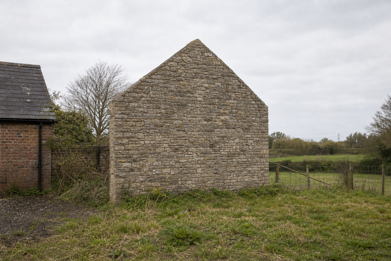 Freestanding stone wall development opportunity